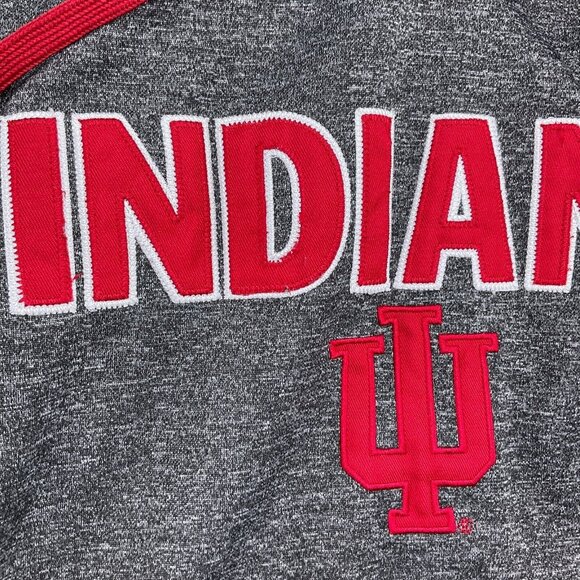 Top‎ Of The World Hoodie Adult Small Gray Red INDIANA Hoosiers Sport College - Picture 2 of 10